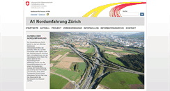 Desktop Screenshot of nordumfahrung.ch