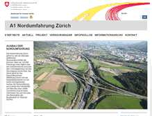 Tablet Screenshot of nordumfahrung.ch